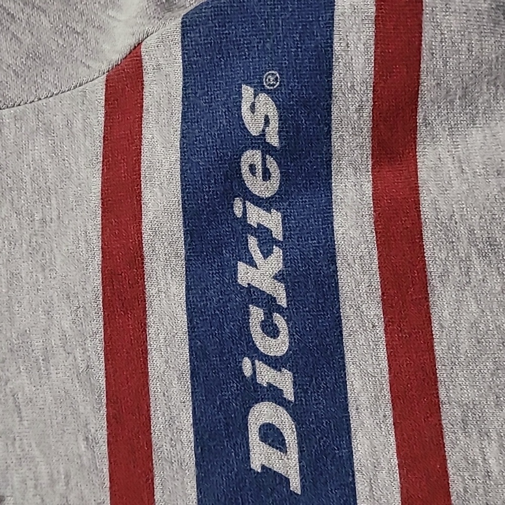 Dickies Gray Crop Pullover Hoodie Size Medium - Picture 4 of 9